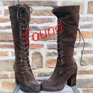 ISO frye lace up tall boots size 8 (FOUND!!)